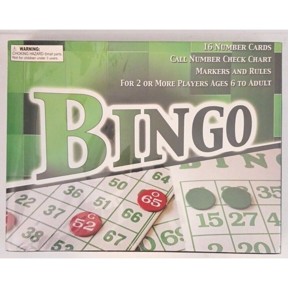 VTG Bingo Set Multiplayer Boardgame 2 Or More Players New Factory Sealed